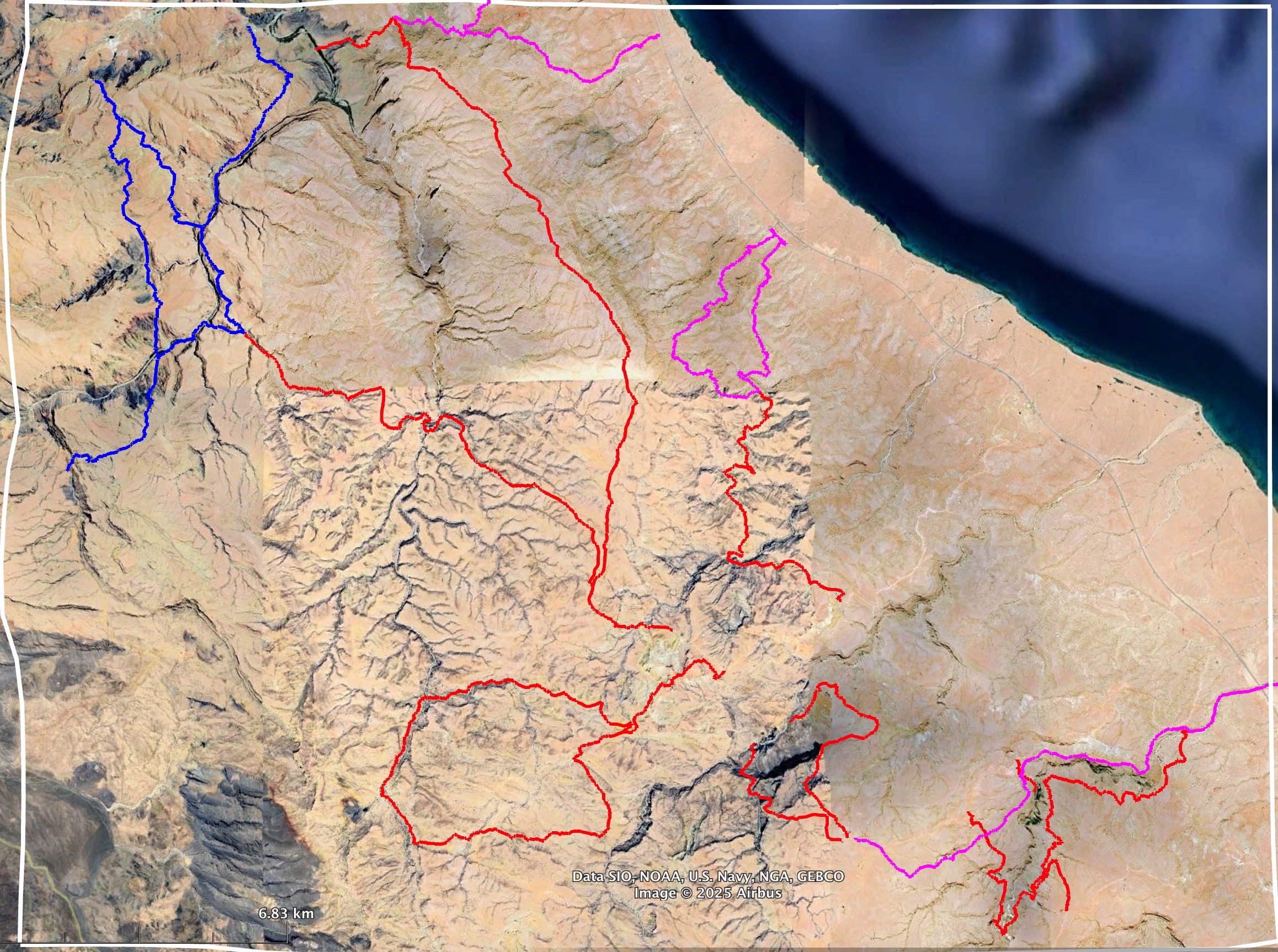 Eastern Hajar tracks